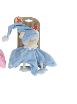 Nicotoy 6305790844 - Baby Schmusetuch Luna II, blau