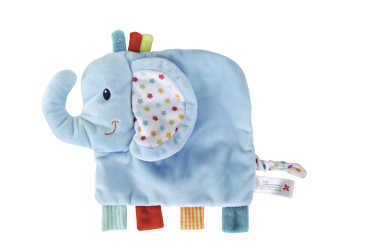Nicotoy 6305792274 - Baby Schmusetuch Elefant, Happy Circus