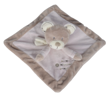 Preview: Nicotoy 6305793529 - Baby Schmusetuch Cuddles, 4-fach sortiert