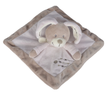 Nicotoy 6305793529 - Baby Schmusetuch Cuddles, 4-fach sortiert