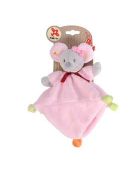 Nicotoy 6305799139 - Baby Schmusetuch Mäuschen in rosa