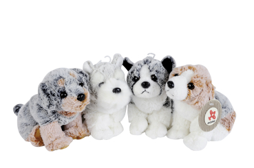 Nicotoy 6305834688 - Plüschhund ca. 20 cm, farblich sortiert