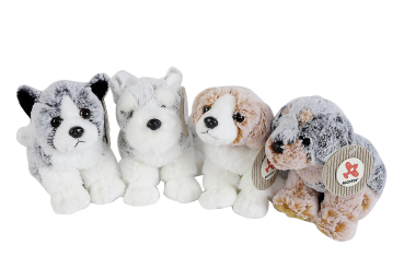 Preview: Nicotoy 6305834688 - Plüschhund ca. 20 cm, farblich sortiert