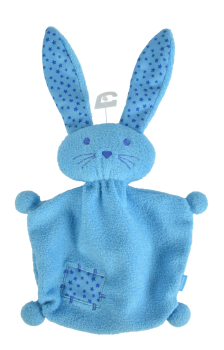 Lief! 6305881121 - Schmusetuch Hase, hellblau, ca. 21cm