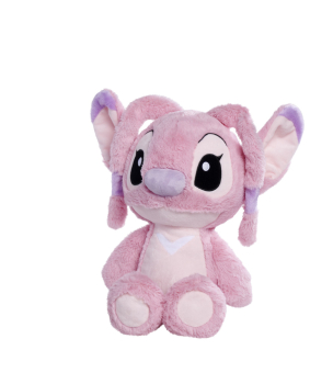 Simba 6315870030 - Disney Flopsies Angel rosa, ca.25 cm
