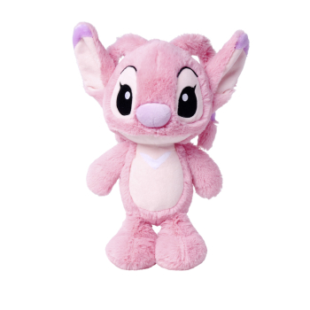 Simba 6315870030 - Disney Flopsies Angel rosa, ca.25 cm