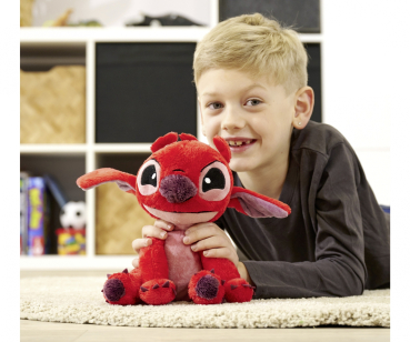Simba 6315876986 - Disney 'Leroy & Stitch' Leroy rot, ca. 25 cm