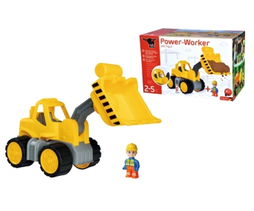BIG 800054837 - Power Worker Radlader inkl. Figur