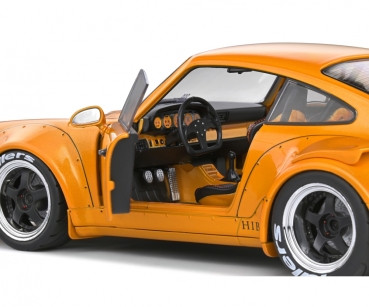 Solido 421181370 - 1:18 Porsche RWB 964 HIBIKI orange