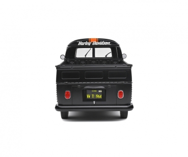 Solido 421181940 - 1:18 VW T1 Pritsche schwarz 'Harley-Davidson'