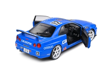 Solido 421183720 - 1:18 Nissan Skyline GT-R (R34) Streetfighter #12 CALSONIC TRIBUTE 2000