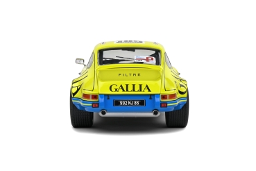 Solido 421185960 - 1:18 Porsche 911 Carrera RS Coupe 2.7 #105Rally Tour De France 1973 gelb