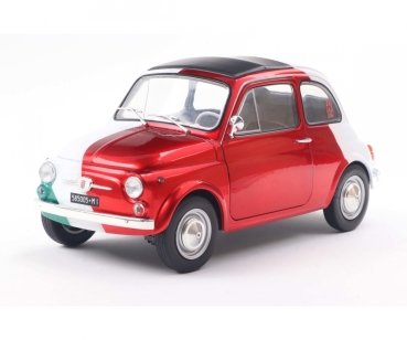 Solido 421186457 - 1:18 Fiat 500 TRIBUTE TO ITALIA 1965