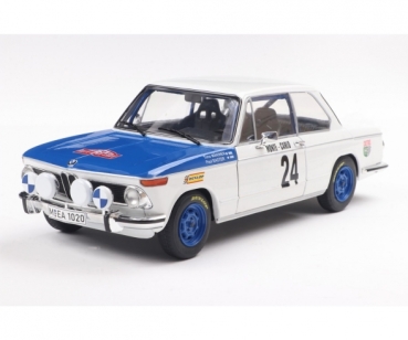 Solido 421186472 - 1:18 BMW 2002 TII #24 T.Makinen/P.Easter - Rallye Monte-Carlo - weiß