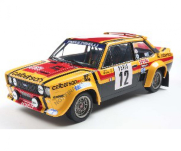Solido 421186525 - 1:18 Fiat 131 ABARTH #12 gelb