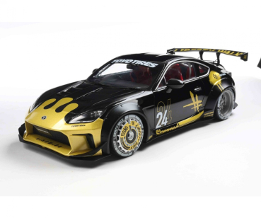 Solido 421186554 - 1:18 Toyota GR86 LBWK BODY KIT schwarz/gold