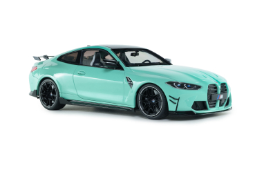 Solido 421186560 - 1:18 BMW M4 türkis Performance Parts – Solido Works Turquoise – 2025, S1814501