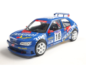 Solido 421186572 - 1:18 Peugeot 306 Maxi #2 blau