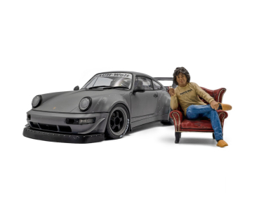 Solido 421186582 - 1:18 RWB Bodykit Nardo grau mit Figur
