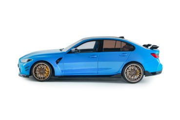 Preview: Solido 421186606 - 1:18 BMW M3 (G80) blau Performance Parts – DAYTONA BEACH BLUE – 2024