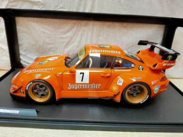 Solido 421186493 - 1:18 RWB BODYKIT JÄGERMEISTER orange