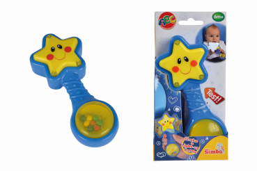 Simba 104011931 – ABC Sternenrassel mit Licht