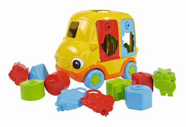 Simba 104012309 – ABC Sortierauto mit Schlüssel