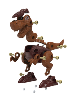 Simba 104342504 - Dinosaurier zum Zusammenbauen, 3-sortiert