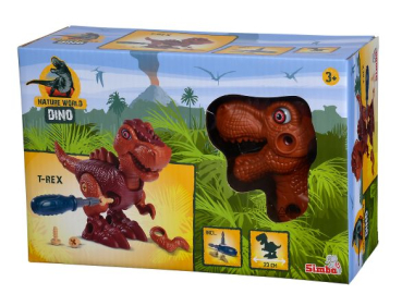Simba 104342504 - Dinosaurier zum Zusammenbauen, 3-sortiert