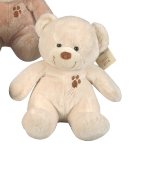 Nicotoy 105815383 - Plüsch Bär Bijou, ca. 24 cm, hellbeige