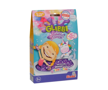 Simba 105953271 - Glibbi Einhorn Glitzer