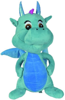 Simba 105959964 - Safiras Plüsch Drache Nessi blau, 50cm
