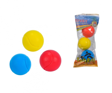 Simba 107354316 - 3 Softbälle