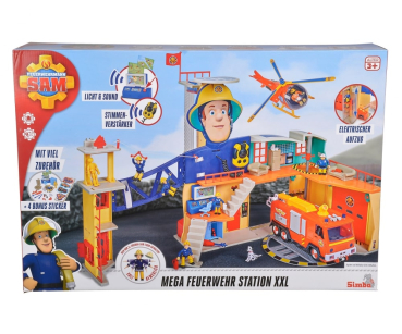 Simba 109251059 - Sam Mega-Feuerwehrstation XXL