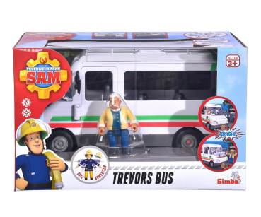 Simba 109251073 - Sam Trevors Bus mit Figur