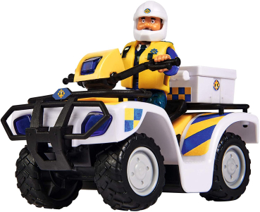 Simba 109251093 - Sam Polizei Quad mit Figur