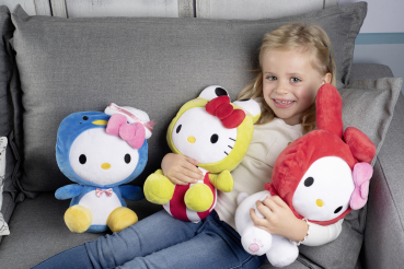 Simba 109281006 - Hello Kitty Kapuzen MyMelody Rot, Plüsch ca.30 cm