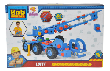 Eichhorn 109325108 - Bob der Baumeister, Constructor Kranwagen Heppo