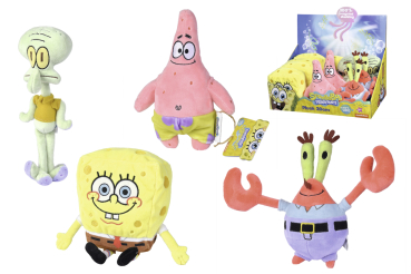 Simba 109491002 - SpongeBob Plüsch Figuren ca.20 cm, sortiert