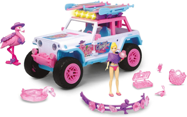 Dickie 203185000 - Pink Drivez Flamingo Jeep