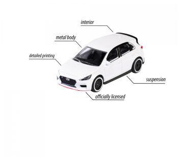 Preview: Majorette 212053051Q09 - Street Cars Hyundai i30N, white