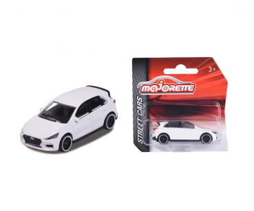 Majorette 212053051Q09 - Street Cars Hyundai i30N, white