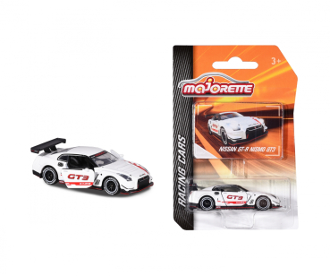 Majorette 212084009Q25 - Racing Nissan GT-R Nismo GT3 + Sammelkarte