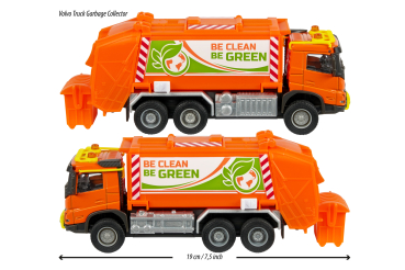 Preview: Majorette 213743000 - Volvo Truck Garbage Collector