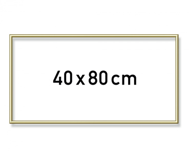 Schipper 605130708 - Alurahmen Gold 40 x 80 cm