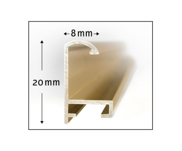 Schipper 605200762 - 2x Alurahmen Gold 24 x 30 cm