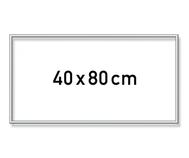 Schipper 605250768 - Alurahmen Silber 40 x 80 cm