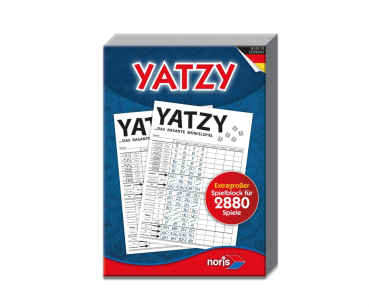 Noris 606194320 - Yatzy - extra großer Spielblock