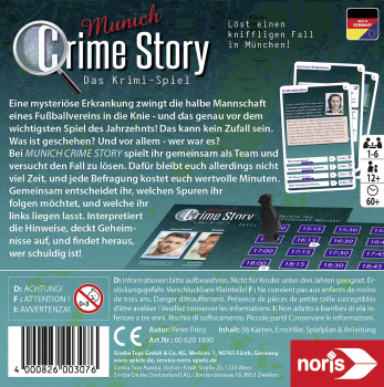 Noris 606201890 - Crime Story Munich, Das Detektiv-Spiel