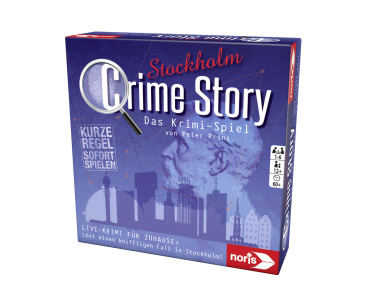 Noris 606201969 - Crime Story Stockholm, Das Krimi-Spiel